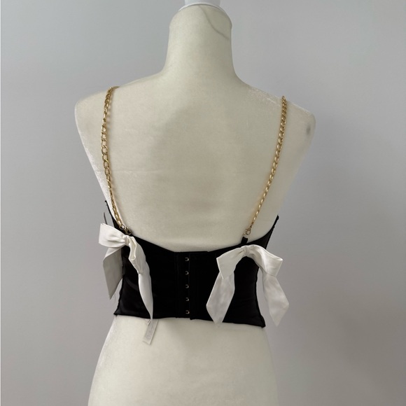 Anthropologie Bow Cutout Bralette Top size small - Picture 6 of 12